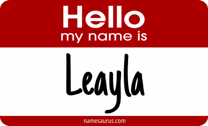 Hello my name is Leayla png download