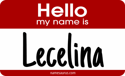 Hello my name is Lecelina png download