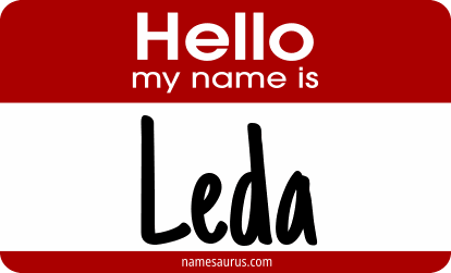 Hello my name is Leda png download