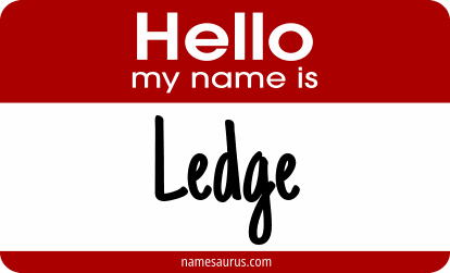 Hello my name is Ledge png download