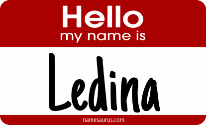 Hello my name is Ledina png download