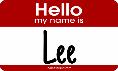 Hello my name is Lee png download