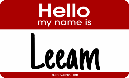 Hello my name is Leeam png download