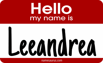 Hello my name is Leeandrea png download