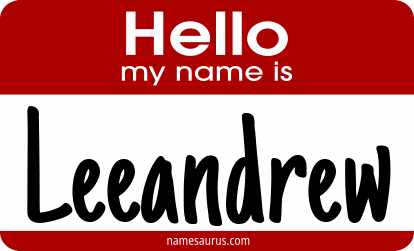 Hello my name is Leeandrew png download