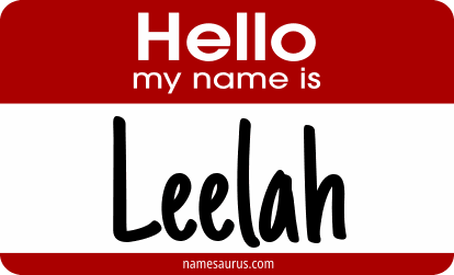 Hello my name is Leelah png download