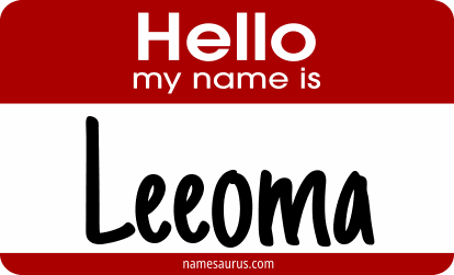 Hello my name is Leeoma png download
