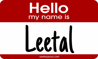 Hello my name is Leetal png download