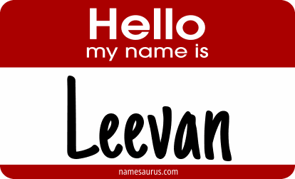 Hello my name is Leevan png download
