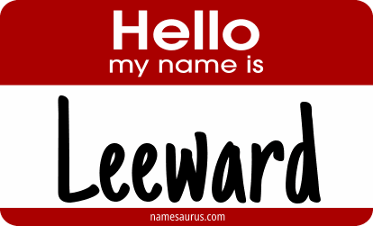 Hello my name is Leeward png download