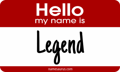 Hello my name is Legend png download