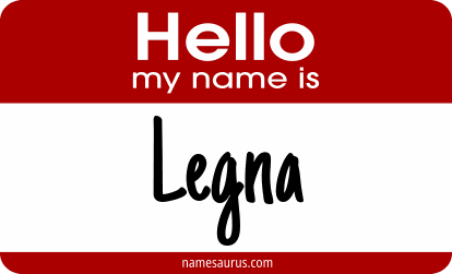 Hello my name is Legna png download