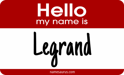 Hello my name is Legrand png download