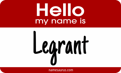 Hello my name is Legrant png download