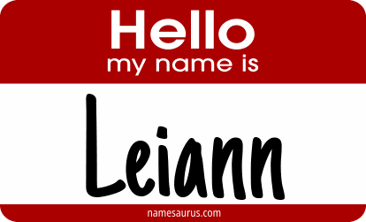 Hello my name is Leiann png download