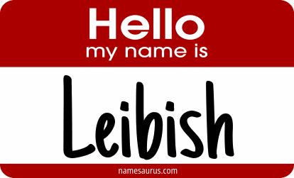 Hello my name is Leibish png download