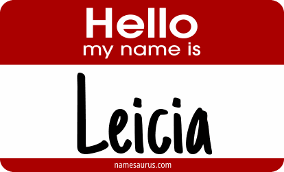 Hello my name is Leicia png download