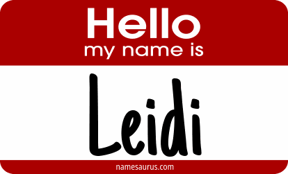 Hello my name is Leidi png download