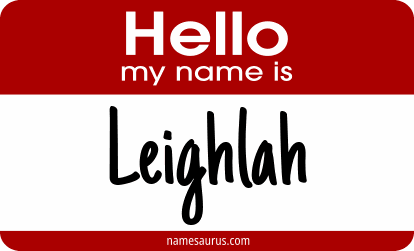 Hello my name is Leighlah png download
