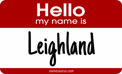 Hello my name is Leighland png download