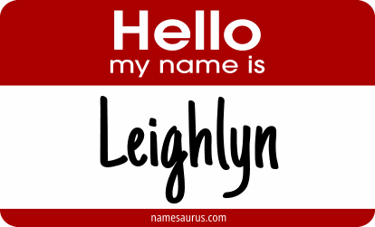 Hello my name is Leighlyn png download