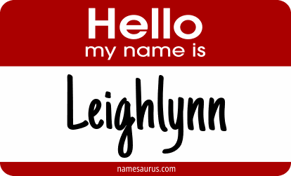 Hello my name is Leighlynn png download