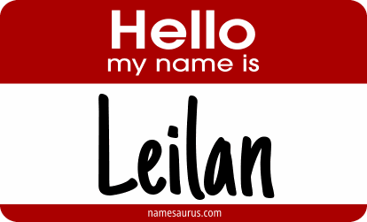 Hello my name is Leilan png download