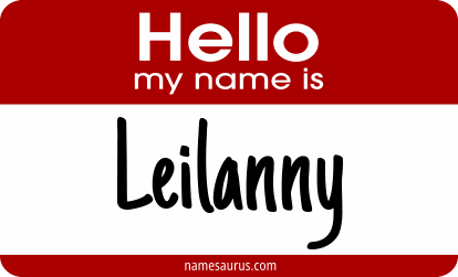 Hello my name is Leilanny png download