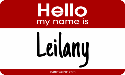 Hello my name is Leilany png download