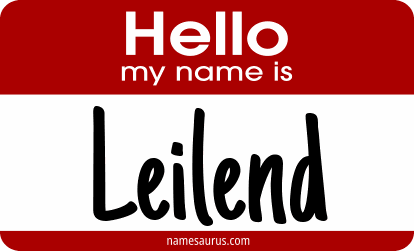 Hello my name is Leilend png download