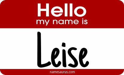 Hello my name is Leise png download
