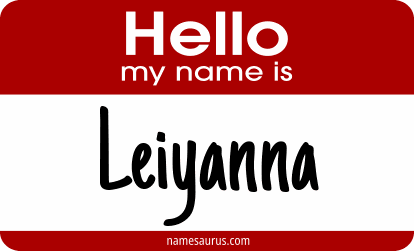 Hello my name is Leiyanna png download