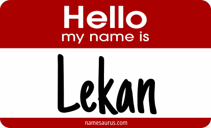 Hello my name is Lekan png download