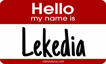 Hello my name is Lekedia png download