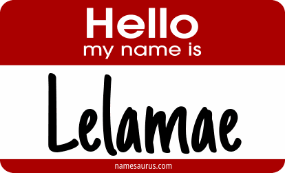 Hello my name is Lelamae png download