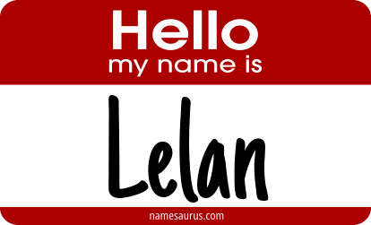 Hello my name is Lelan png download
