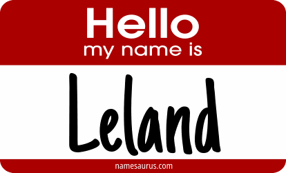 Hello my name is Leland png download