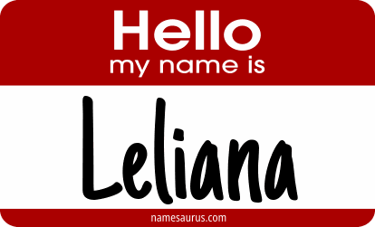 Hello my name is Leliana png download