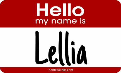 Hello my name is Lellia png download