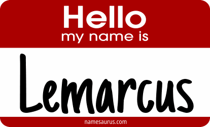 Hello my name is Lemarcus png download