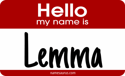 Hello my name is Lemma png download