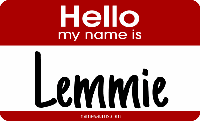 Hello my name is Lemmie png download