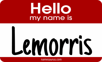 Hello my name is Lemorris png download