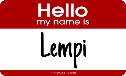 Hello my name is Lempi png download