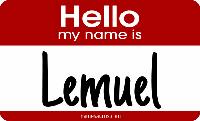 Hello my name is Lemuel png download