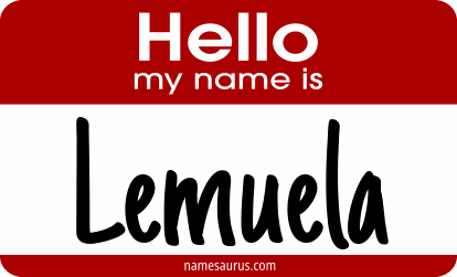 Hello my name is Lemuela png download