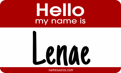 Hello my name is Lenae png download