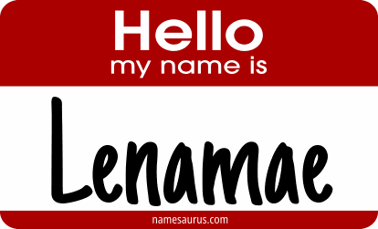 Hello my name is Lenamae png download