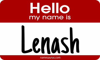 Hello my name is Lenash png download
