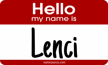 Hello my name is Lenci png download